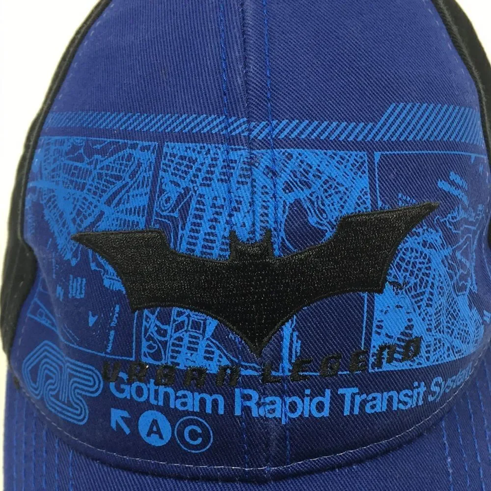 Batman Begins Urban Legend Gotham Rapid Transit System youth baseball cap hat